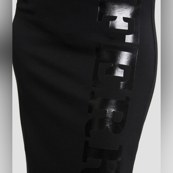 Gianfranco Ferre Logo Print Pencil Skirt - Picture 6 of 7